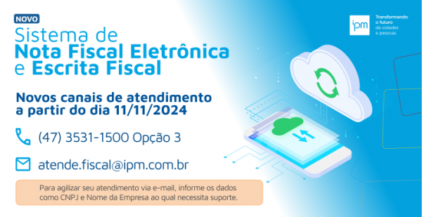 Atualização do Sistema Fiscal Web