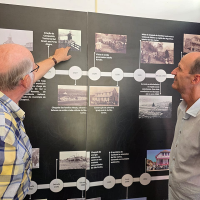 São Carlos reencontra suas raízes com visita do bisneto de Carlos Culmey